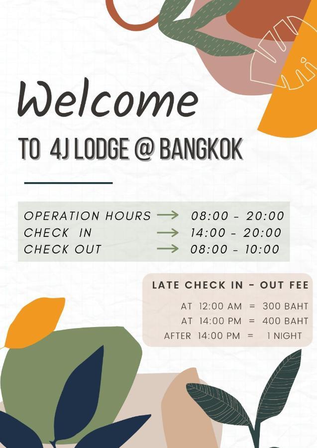 4J Lodge Банкок Екстериор снимка
